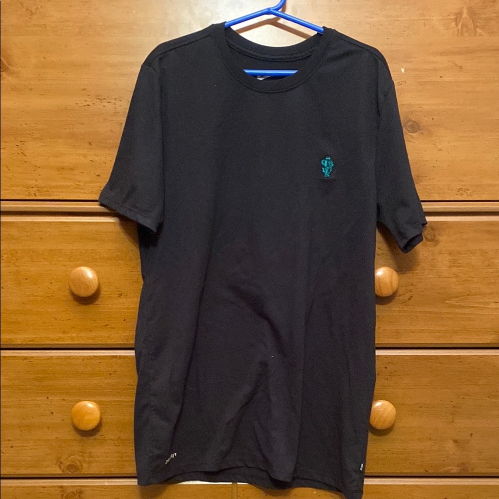 Nike SB Black Short Sleeve Tee with Teal JERRY Logo - Tom and Jerry Adult MEDIUM